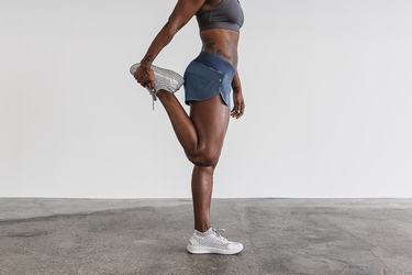 Nobull Pace Women's Shorts Grey Blue | Australia (MT8516)